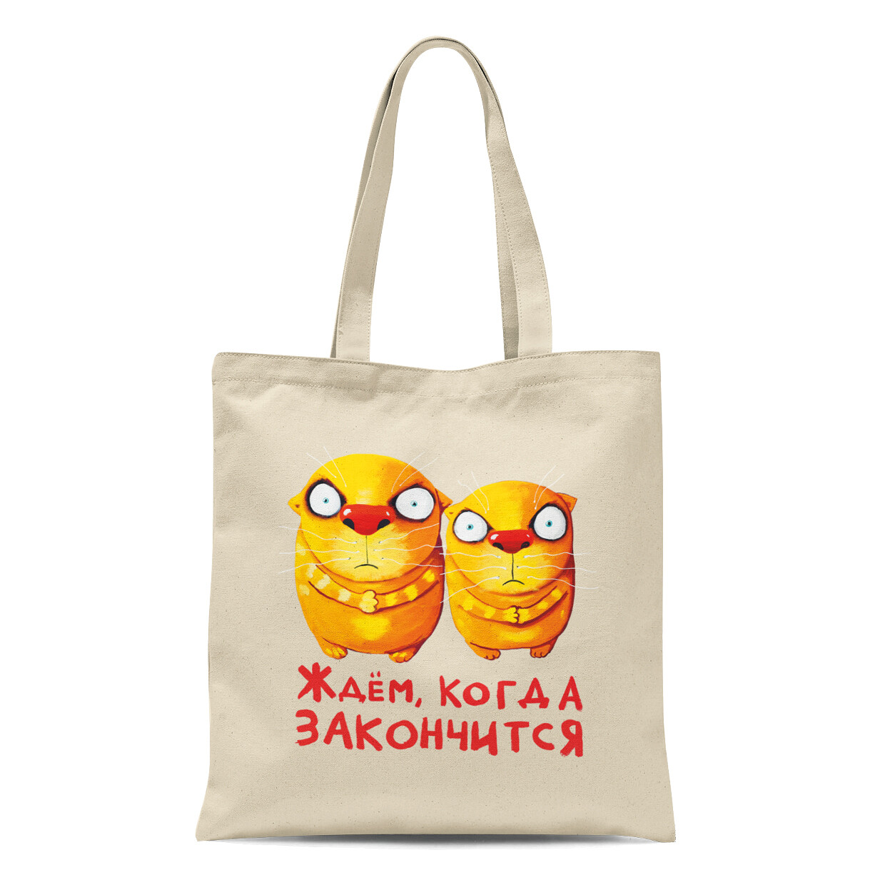 Сумка "Ждём, когда закончится"