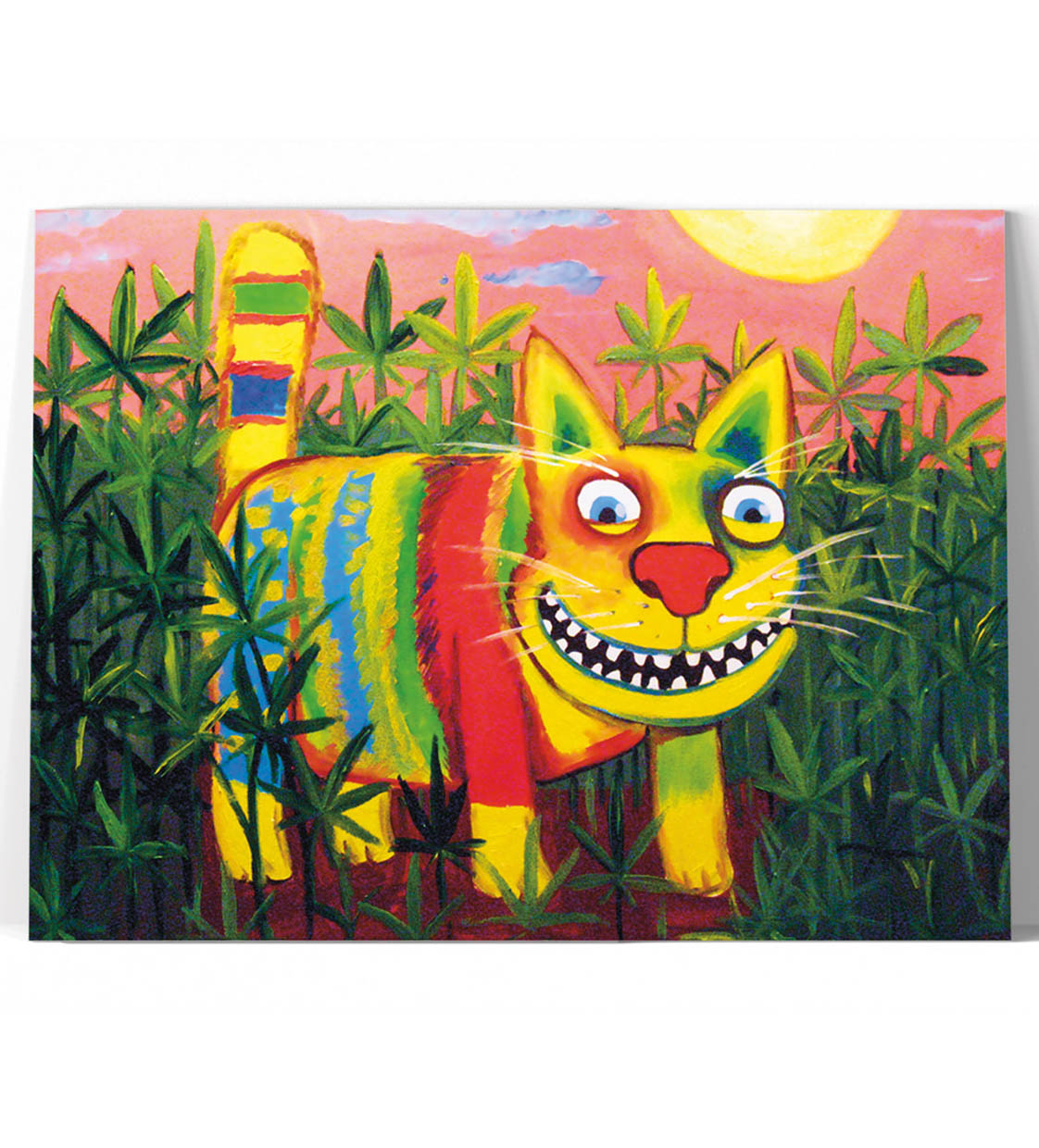 Принт "Кот в конопле" 20x25