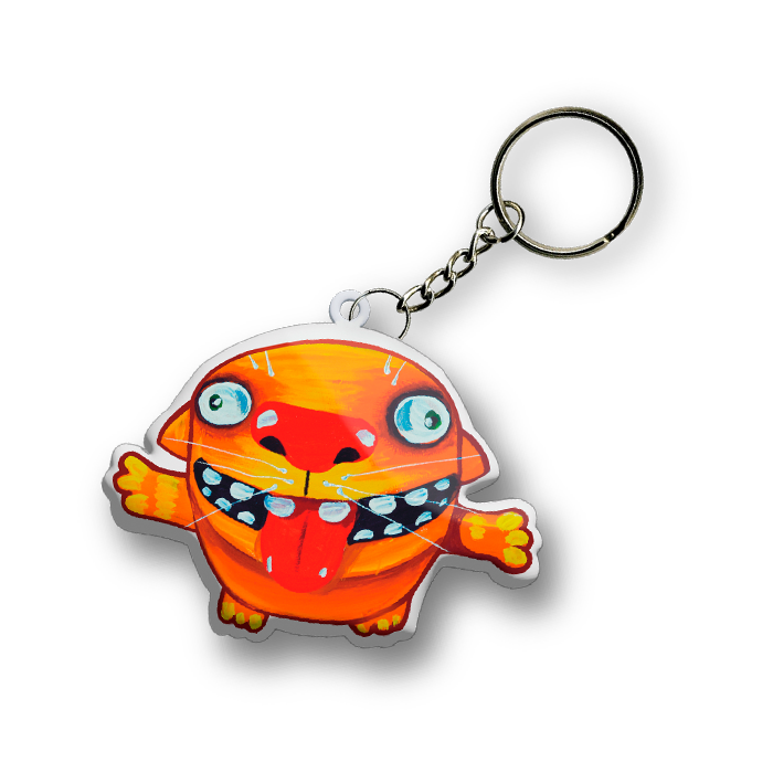 Брелок металлический "Кто последний сойдет с ума"