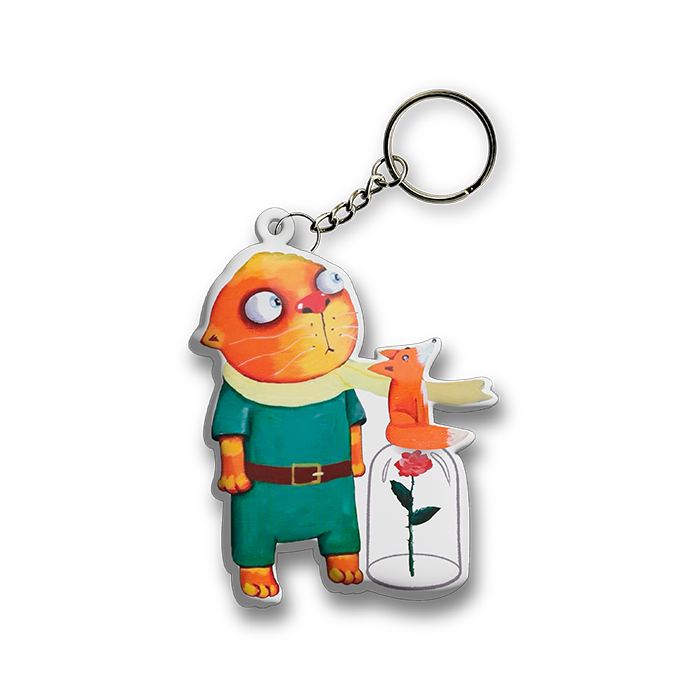 Брелок металлический "Маленький принц"