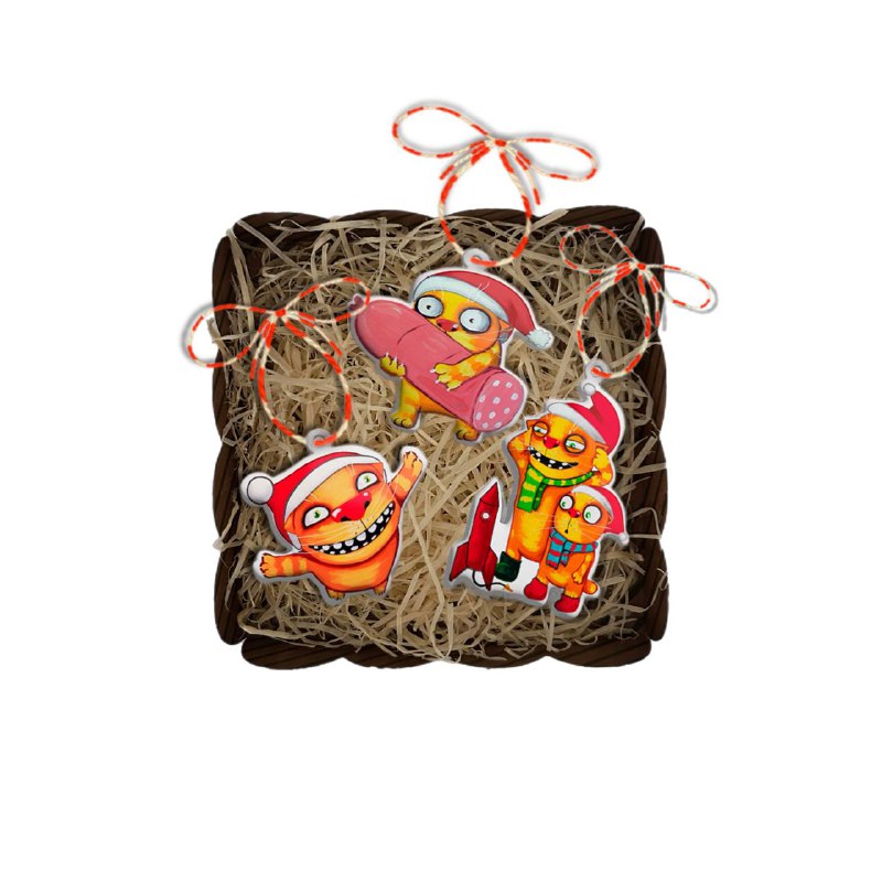 Набор ёлочных игрушек